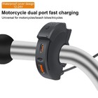 Qc 3 0 Motorcycle Dual Usb Phone Gps Super Fast Charger Adapter Led Waterproof