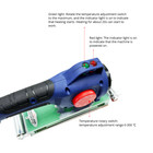 220v Portable Adjustable Temp Edge Banding Machine Wood Pvc Manual Edge Bander