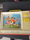Vintage Fisher-price  114 Giant Screen Music Box Two Tune Tv 1964 Works