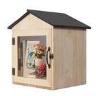 Outdoor Library Box Literature Exchange Box Book Storage Books Little Wood 