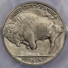 1938-d 5c Buffalo Nickel - Pcgs Ms 65