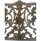 Antique Ornate Cast Iron Floor Grate Cold Air Return Vent Salvage 