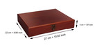 Solid Wood Coin Display Case Holds 12 Pcgs Ngc Slabs Certified Coin Storage Box