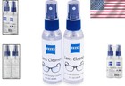 2 Pack Lens Cleaning Spray - 2oz Each  Streak-free   Ammonia-free For All Lenses