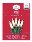 5 Box New Holiday Time 100 Clear Mini Christmas Lights Incandescent 21  X 5