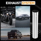 Od Straight Exhaust Pipe - Stainless Steel 20  Long Mandrel 2 5  - 20 Inch