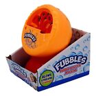 Little Kids Fubbles Bubble Blastin  Machine Blows Streams Of Bubbles Orange New