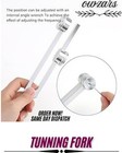 Healing Tuning Fork Set    128hz  256hz  512hz Weighted For Chakra   Sound Therapy