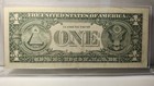 1999  1 Dollar Federal Reserve Error Note   Major Seal Shift And Serial Overlap 