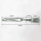 1 Pair Curtain Holdbacks Tassel Curtain Tie Backs Rope Strap Home Room Decor  