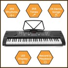 Hamzer 61 Key Electric Keyboard Piano Stand Beginners Portable Digital Piano