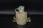 Genuine Ancient Roman Glass Jug Ewer In Good Condition Circa 5th Century Ad