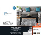 Hot Mainstays Parsons Coffee Table Accent Table Black Parsons Table Living Room