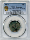 1864 New Brunswick 20 Cent  Victoria - Pcgs Au Detail