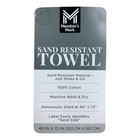 Member s Mark Sand-resistant 100  Cotton Beach Towel  40  X 72   sunwash Stripe 