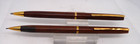 Hallmark Vintage Wooden Ball Pen And Pencil Set--working