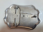 Vintage Belt Buckle Great Northern Rail Way Train Railroad Goat