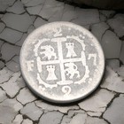 1819 8 Venezuela Caracas 2 Reales Silver Coin Pvsvltr Legend Km 31  F7 Le  n cast