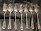 1960s Western Airlines Stainless  7 Spoons    6 Knifes   Oneida Hotel Plate 