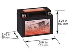 Stx9-bs Sla Battery For Honda Trx400x  Ex  Fourtrax  Sportrax 400cc 1999-2013