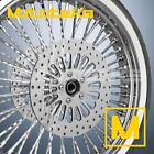 21x3 5 Fat Diamond Spoke Wheel 52 Stainless Spokes For Harley Touring Front Rim