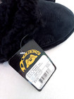 Womens Doggers Black Slippers Slip-on House Shoes Indoor Outdoor Sz 5-6