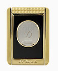 S t  Dupont Cigar Cutter W  Stand  Black   Gold  003393  3393  New In Box