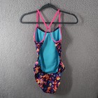 Tyr Swimsuit Womens 30 One Piece Durafast Cutout Fit Low Back Performance