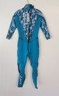 Evo Wetsuit 3mm Full Length Turquoise Floral Trim Womens Size 12 New Nwt 