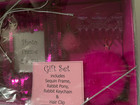 Gift Set For Teen Girls - Sequin Photo Frame  Rabbit Pony  Keychain   Hair Clip