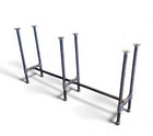 Industrial Pipe Table Base Diy Parts Kit  3 4  X 66  Long X 16  Wide X 40  Tall