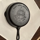 Vintage Griswold  7 Cast Iron Skillet 701 H  Expertly Restored W  Grape Seed Oil