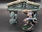 Well Painted Snarling Werewolf Ripped Dnd Fantasy Miniature