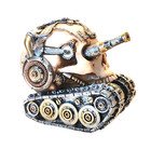 Skull With Tank Figurine Statue Skeleton Halloween