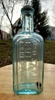 Antique Dr  Jayne s Expectorant Bottle Quack Cure Era Drug Store Medicine Med