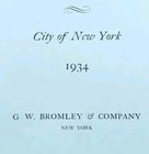 1934 Midtown Manhattan New York City Map 7th Av-5th Av W26th St-w32nd St  