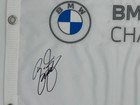 Rickie Fowler Signed Bmw Championship Golf Pin Flag Pga Fedex Autograph Bas K77