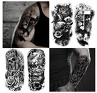 72 Sheets Temporary Arm Body Fake Tattoo Sticker Waterproof For Men Women Adults