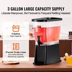 Drink Juice Dispenser 3 Gal Beverage Dispenser For Parties Plastic With Stand