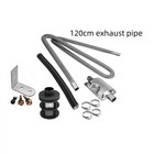 Parking Heater Exhaust Intake Pipe Kit 25mm Diesel Air Heater Four Pieces