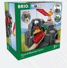 Brio Crane Mountain Tunnel Playset 7 Piece Train Accessory Set For Kids 3 Plus