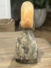 Hand Carved Stone Woman Figurine Marble Alabaster Sculpture Vintage Decor 4 5   
