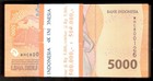 Indonesia Lot 100 Pcs Bundle 5000 5 000 Rupiah P-164 2025 2022 Unc