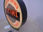 Stihl Chainsaws Logo Round Led Display Lighted Sign Lightbox Wall Hanging