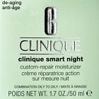 Clinique Smart Night Custom-repair Moisturizer 1 7 Oz 50 Ml Combination Oily 3 4