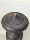 Antique Turned Wood Finial  Wide Top  Reclaimed Salvage