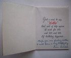 Girl Mailing Letter Hallmark Vintage Birthday Greeting Card  tt12