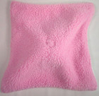Inf Pink Polka Dot Elephant Lovey Plush Security Blanket Baby 12x12