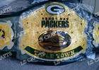 Green Bay Packers Championship Belt Adult Size 2mm Brass