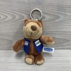 Travelodge Sleepy Plush Keychain Stuffed Teddy Plush Animal Toy